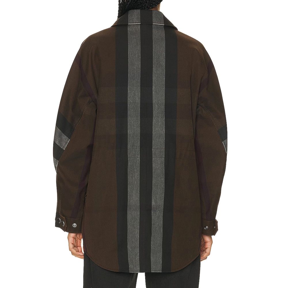 Burberry Brown Cotton Parka-3