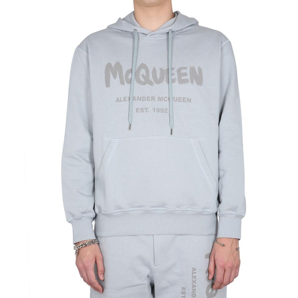 Alexander McQueen Grey Cotton Sweatshirt-2