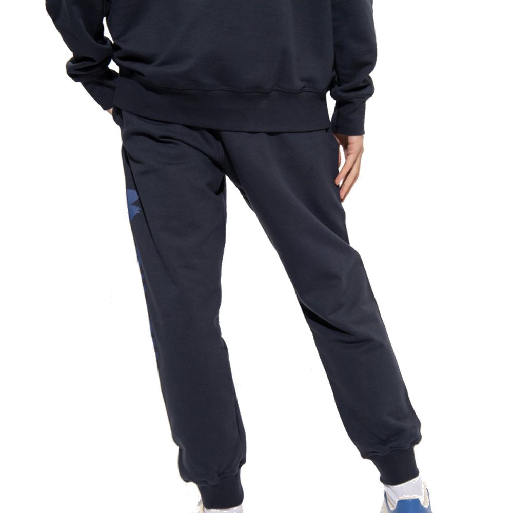 Alexander McQueen Blue Cotton Jogging Trousers (Tracksuit Bottoms)-3