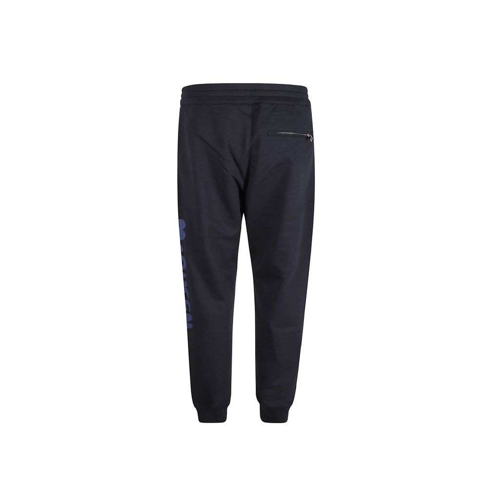 Alexander McQueen Blue Cotton Jogging Trousers (Tracksuit Bottoms)-4