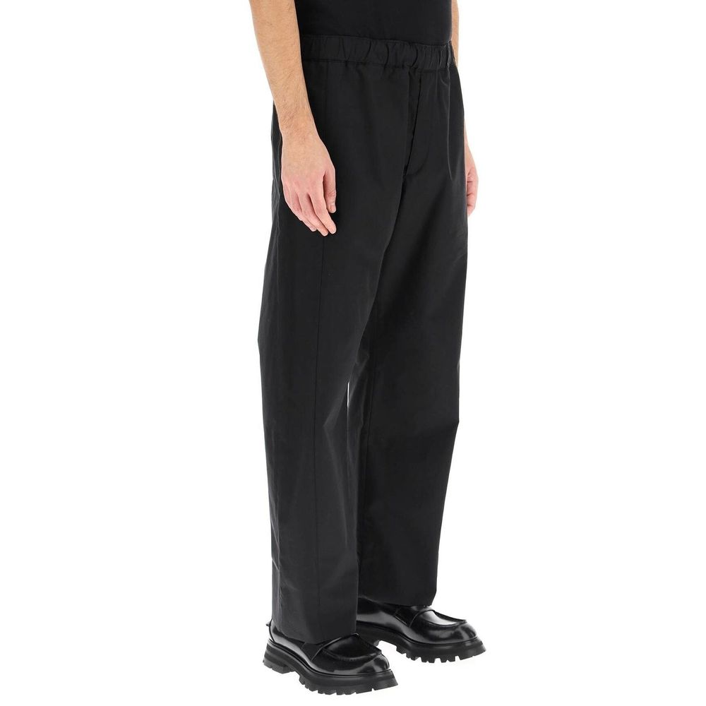 Alexander McQueen Black Cotton Everyday Trousers-2
