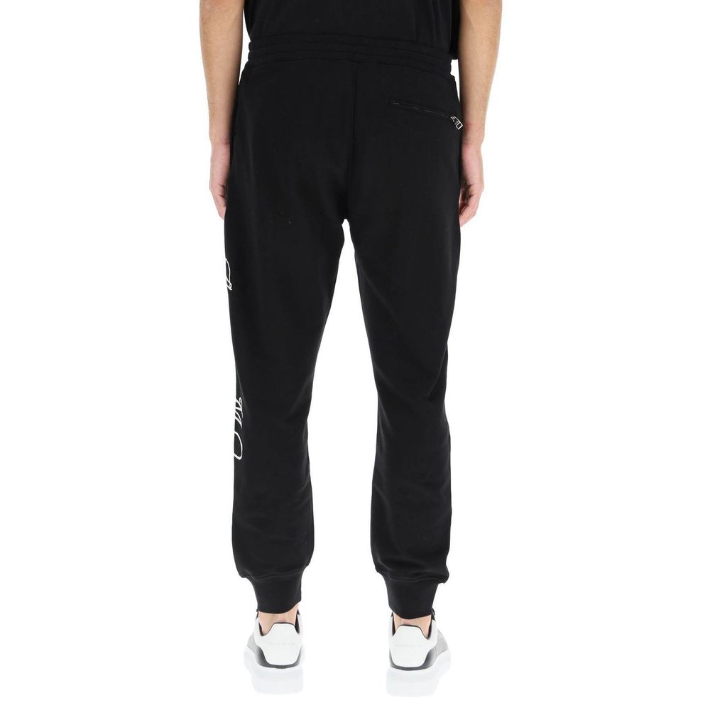 Alexander McQueen Black Cotton Sweatpants-3