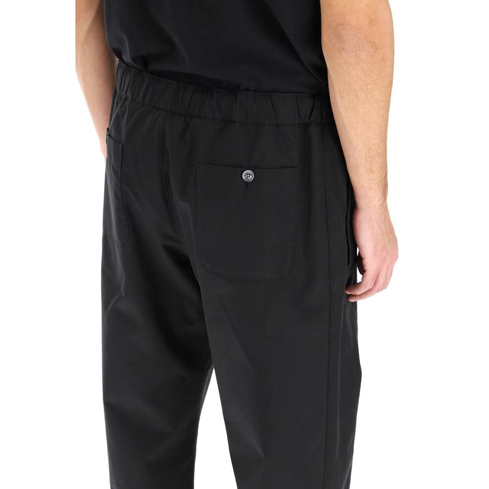 Alexander McQueen Black Cotton Everyday Trousers-4