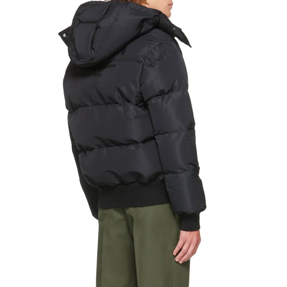 Alexander McQueen Black Polyamide Bomber-3