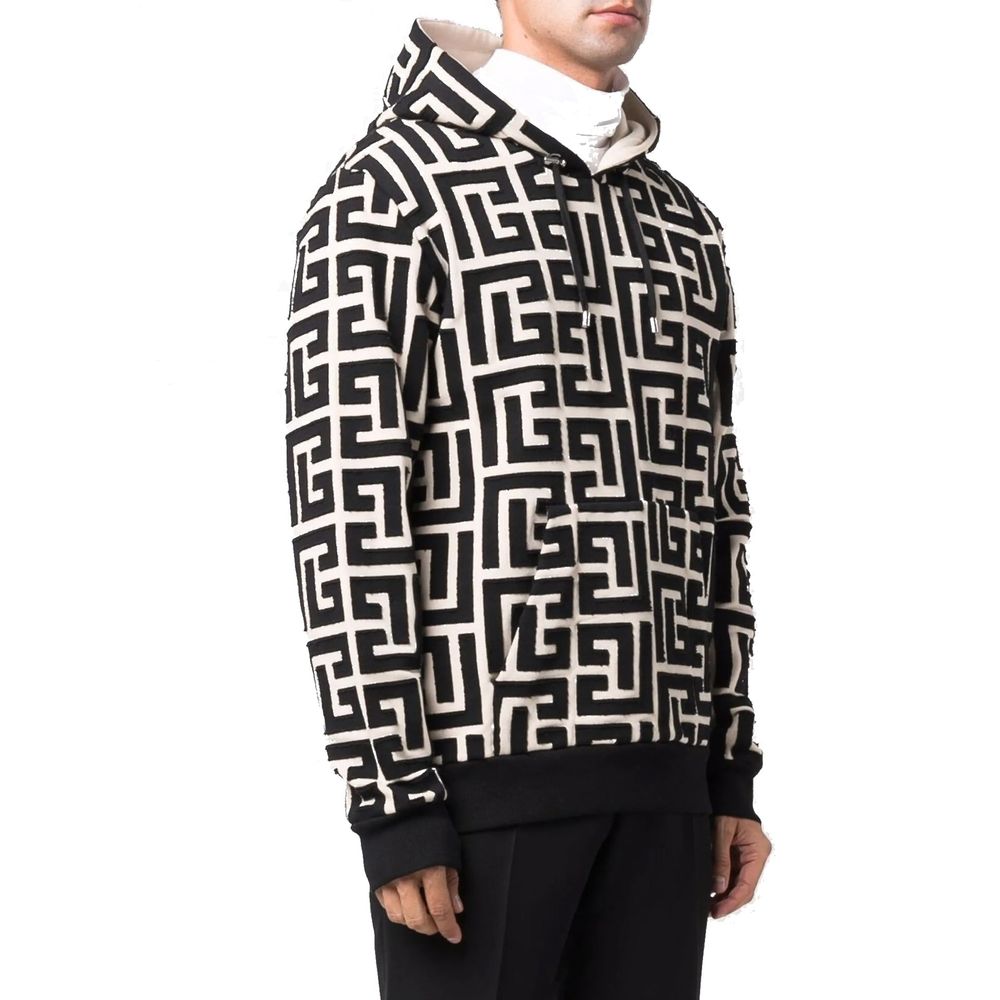 Balmain Beige Cotton Sweatshirt-2