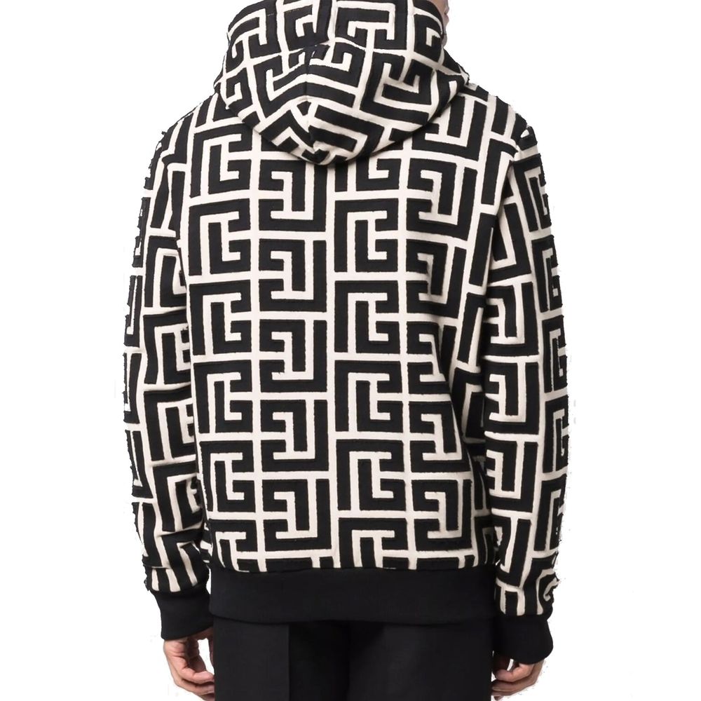 Balmain Beige Cotton Sweatshirt-3