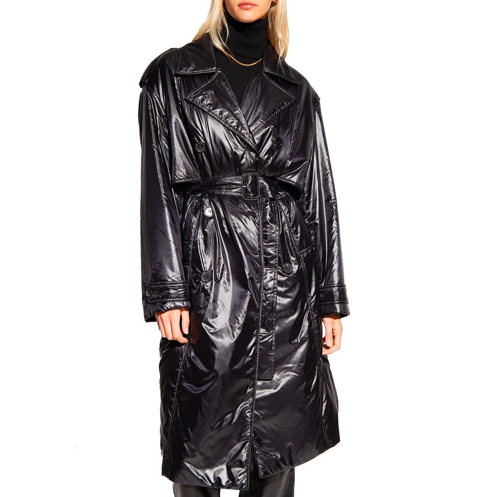 Saint Laurent Black Polyamide Coat-2