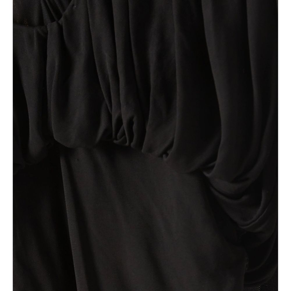 Saint Laurent Schwarzes Cocktailkleid aus Viskose-4