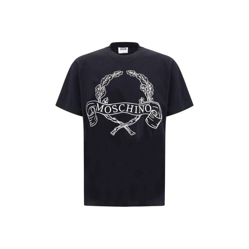 Moschino Black Cotton T-Shirt-1