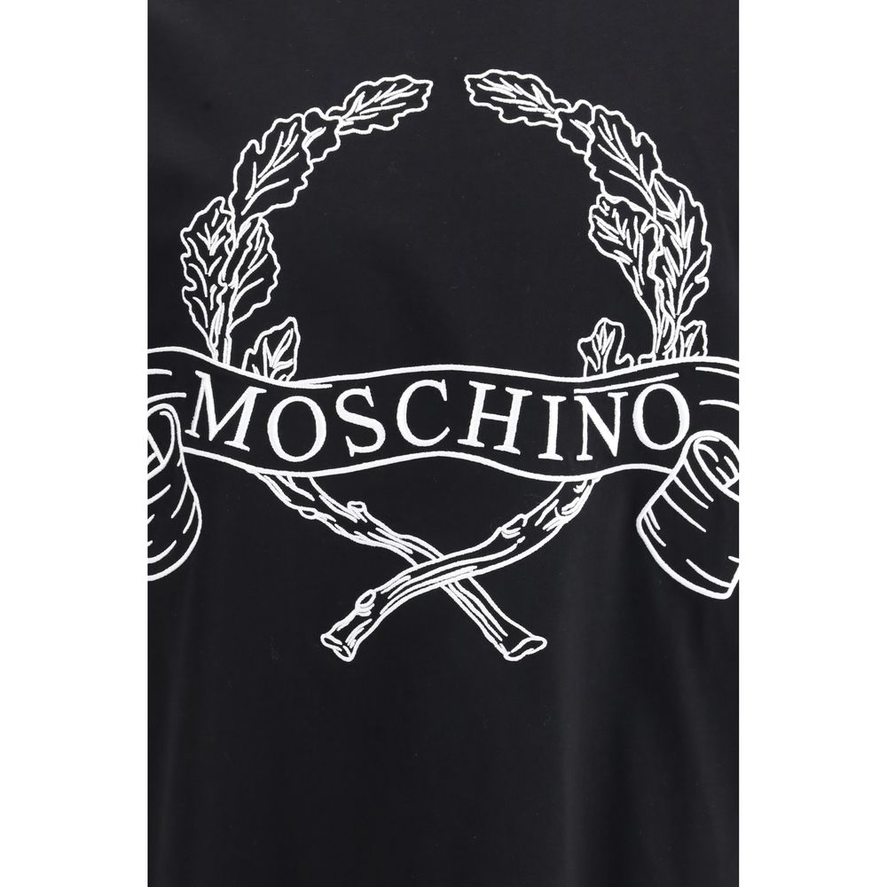 Moschino Black Cotton T-Shirt-3