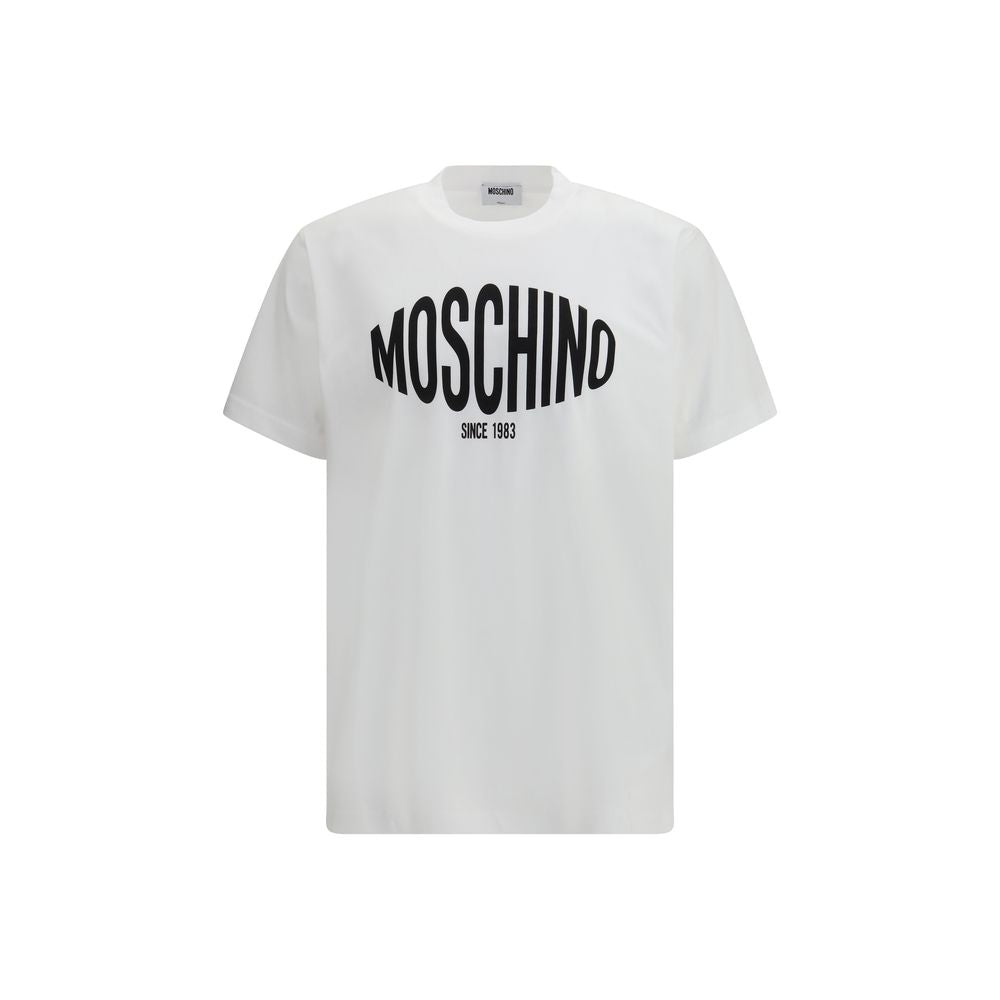 Moschino White Cotton T-Shirt-1