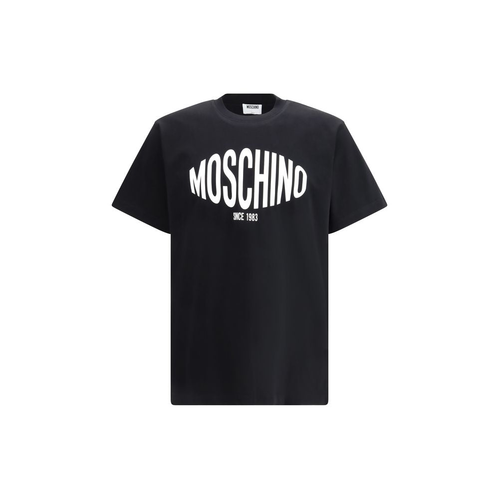 Moschino Black Cotton T-Shirt-1