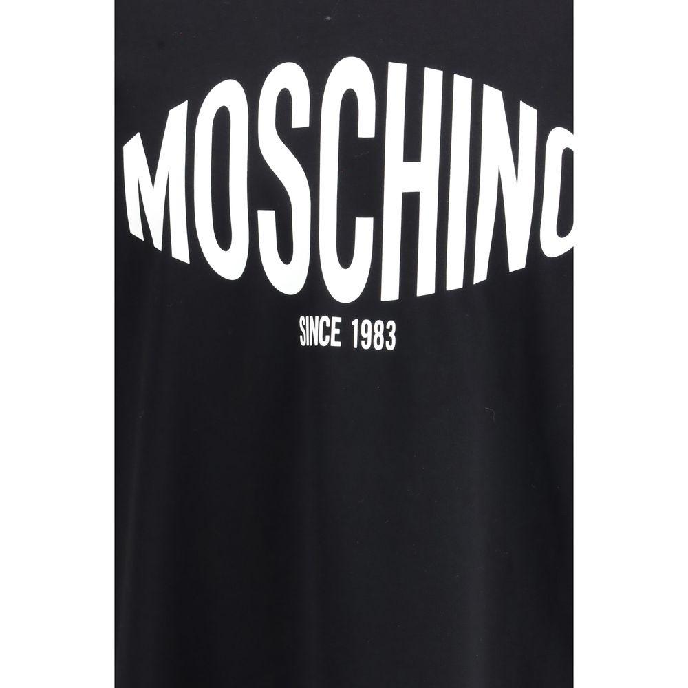 Moschino Black Cotton T-Shirt-3