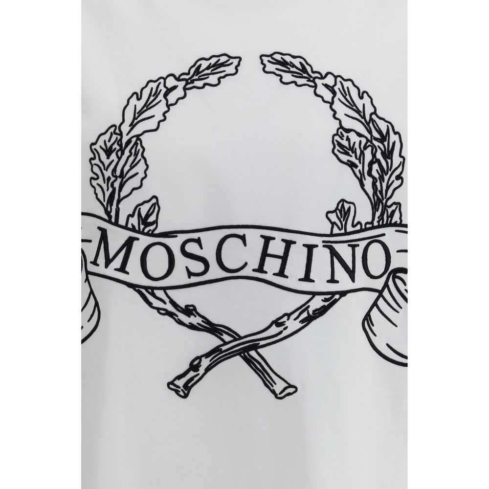 Moschino Weißes Baumwoll-T-Shirt-3