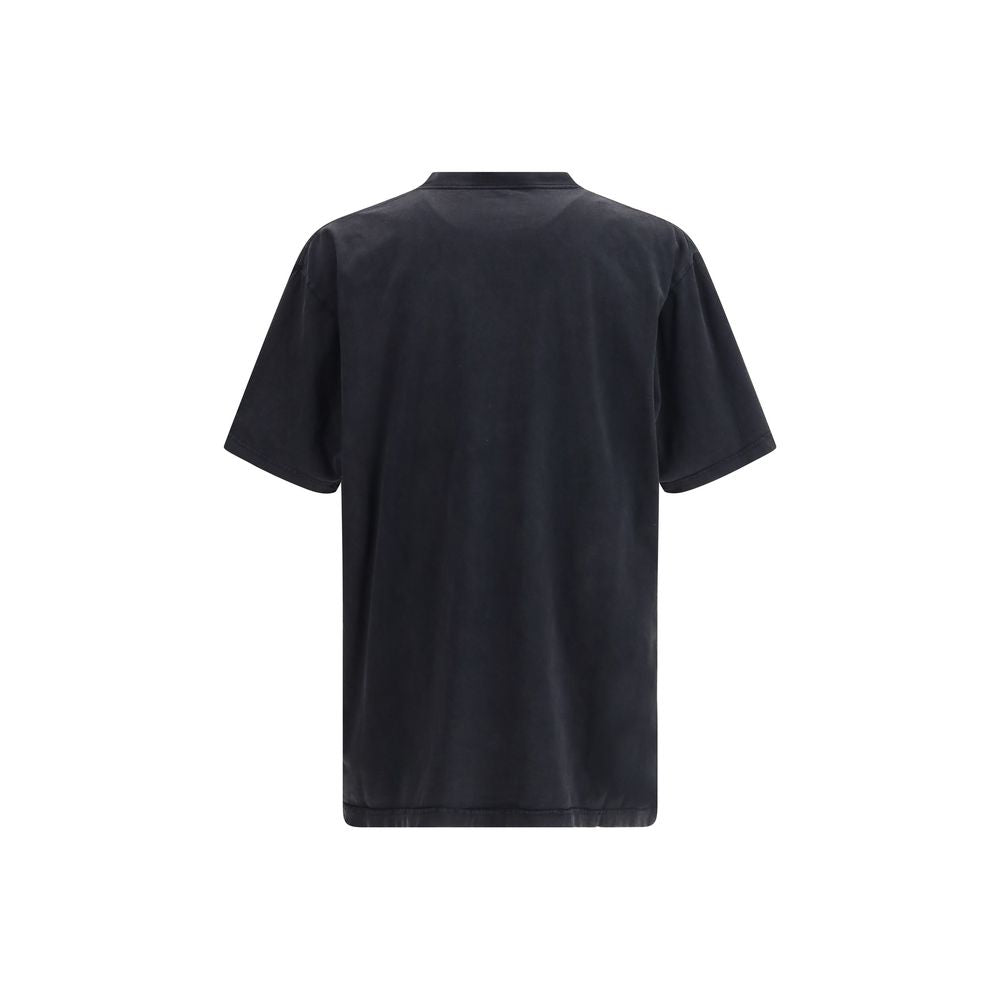 Balenciaga Schwarzes Baumwoll-T-Shirt-2