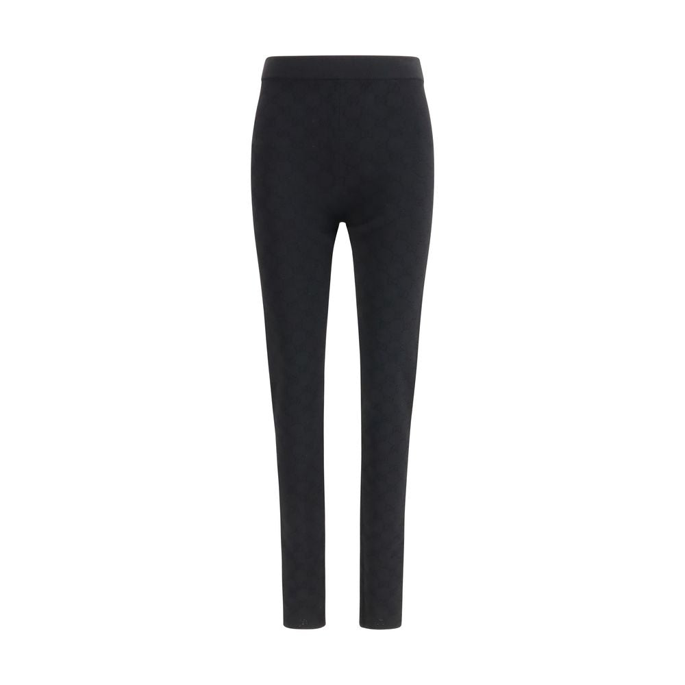 Gucci Schwarze Leggings aus Viskose-1