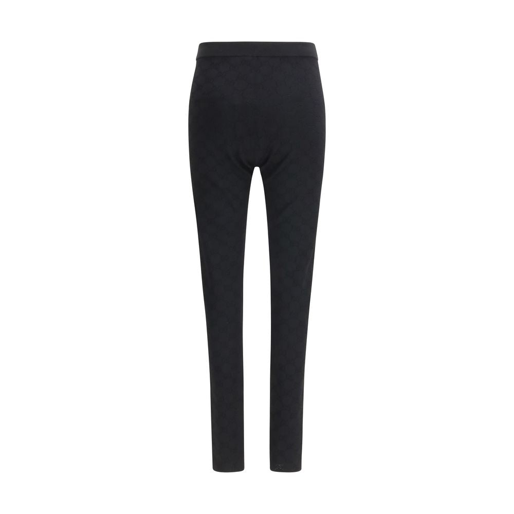 Gucci Schwarze Leggings aus Viskose-2