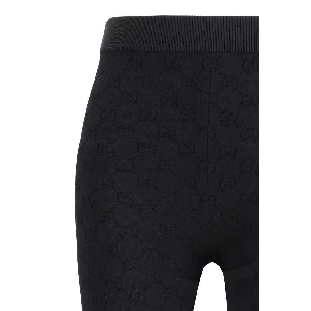 Gucci Schwarze Leggings aus Viskose-3