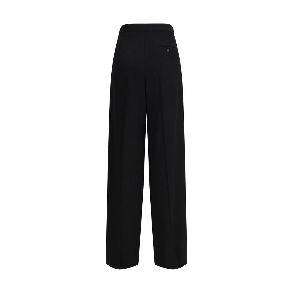 Balenciaga Schwarze Baumwoll-Anzughose-2