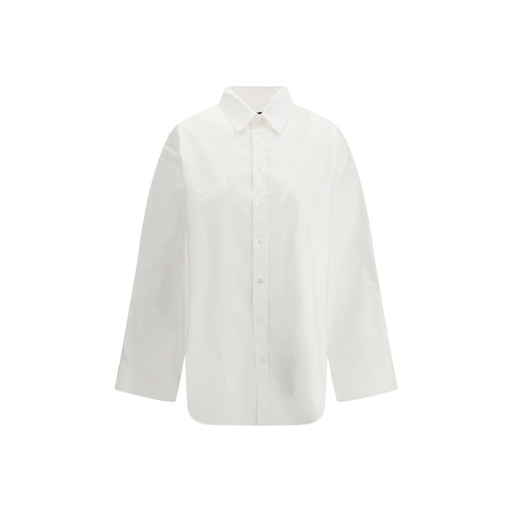 Balenciaga Weißes Baumwollhemd-1