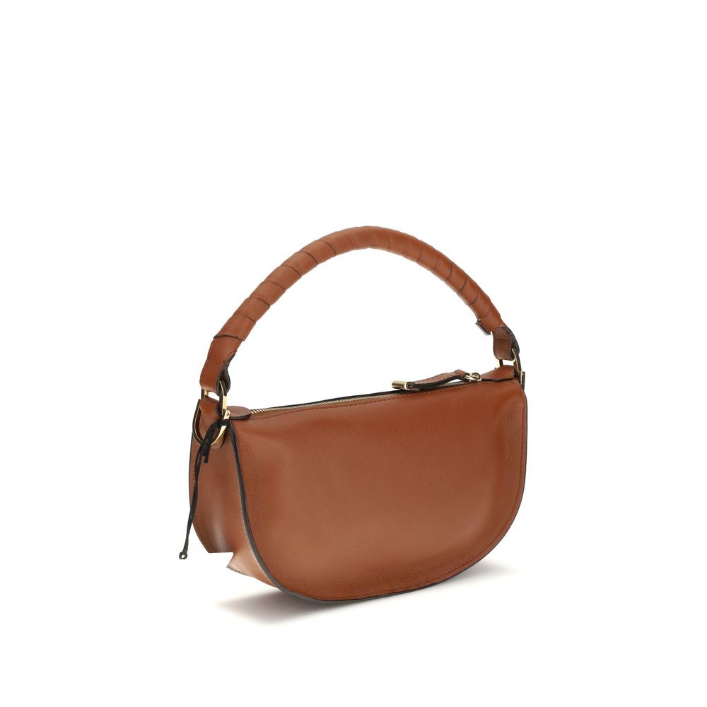 Chloé Brown Calfskin Bos Taurus Shoulder Bag-3