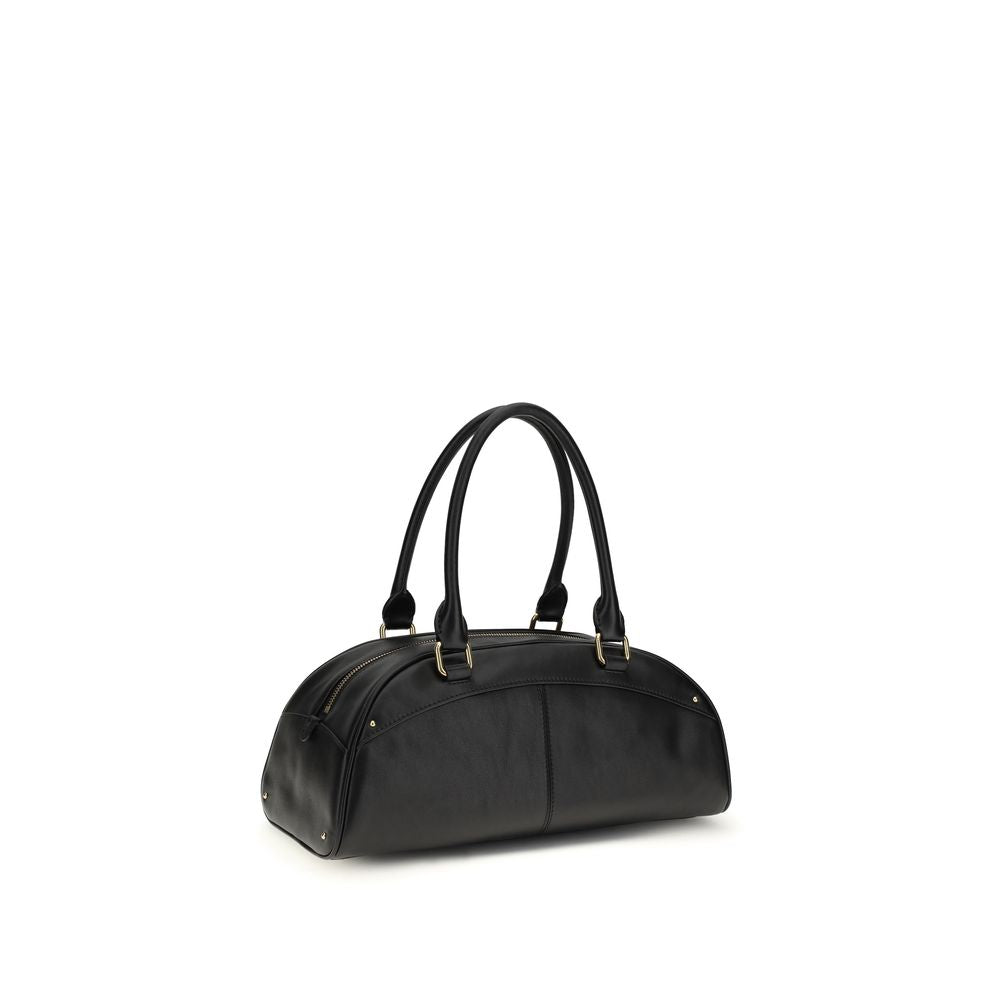 Chloé Schwarze Kalbsleder Bos Taurus Handtasche-3