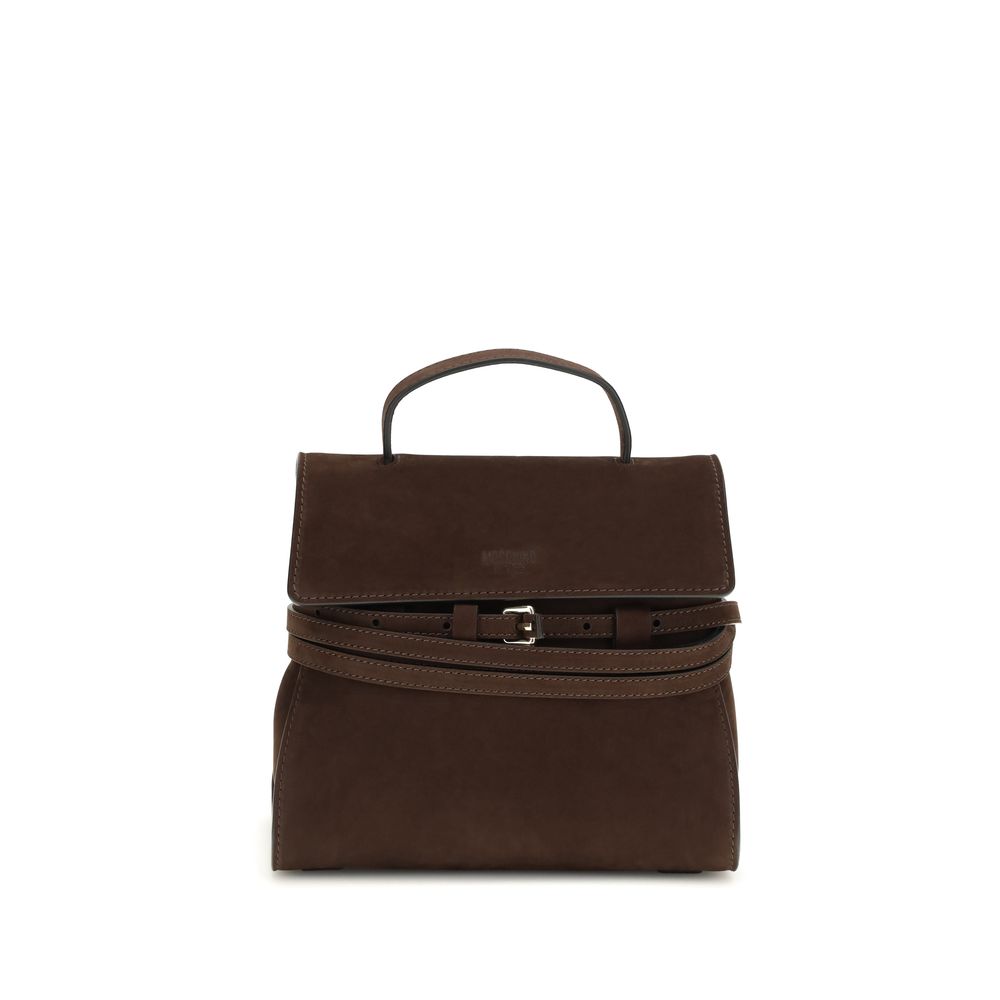 Moschino Brown Calfskin Bos Taurus Handbag-1