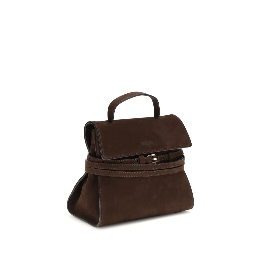 Moschino Brown Calfskin Bos Taurus Handbag-2