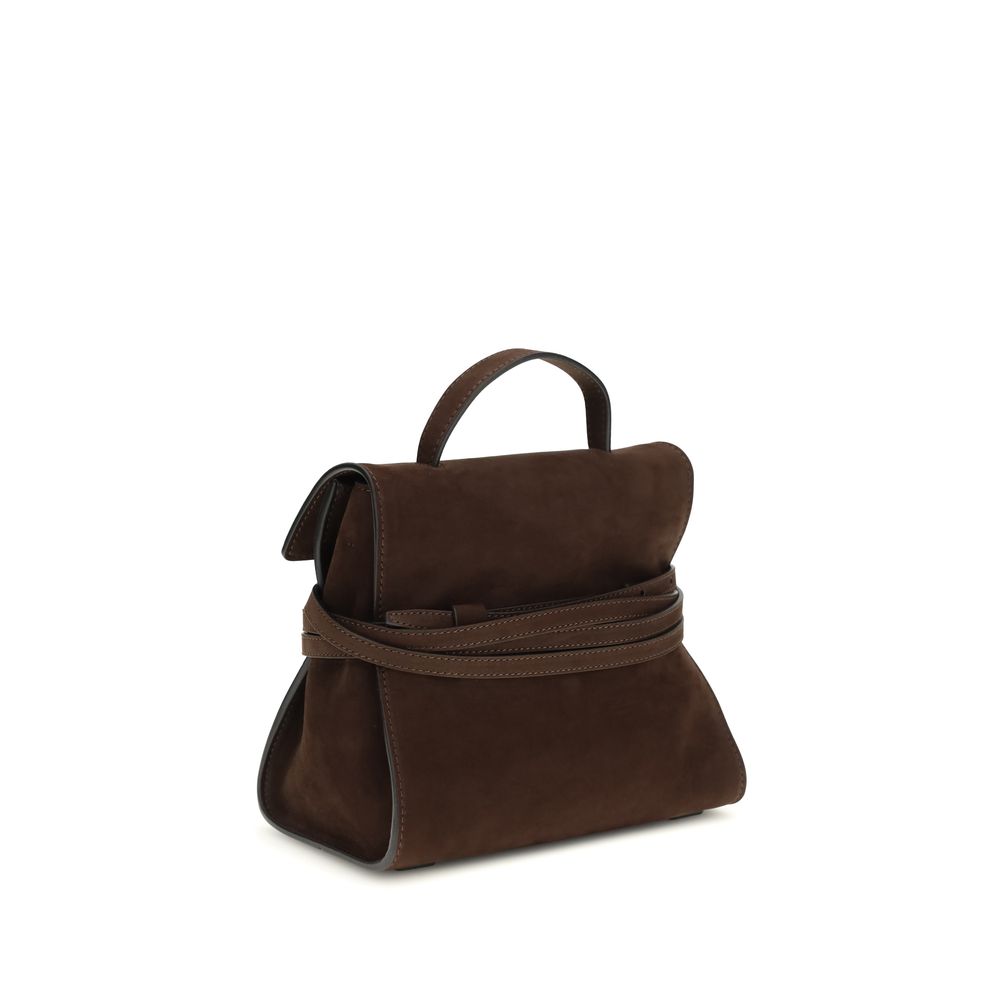 Moschino Brown Calfskin Bos Taurus Handbag-3