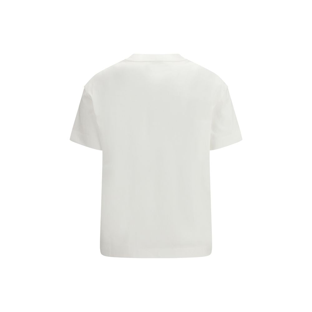 Brunello Cucinelli White Cotton T-Shirt-2