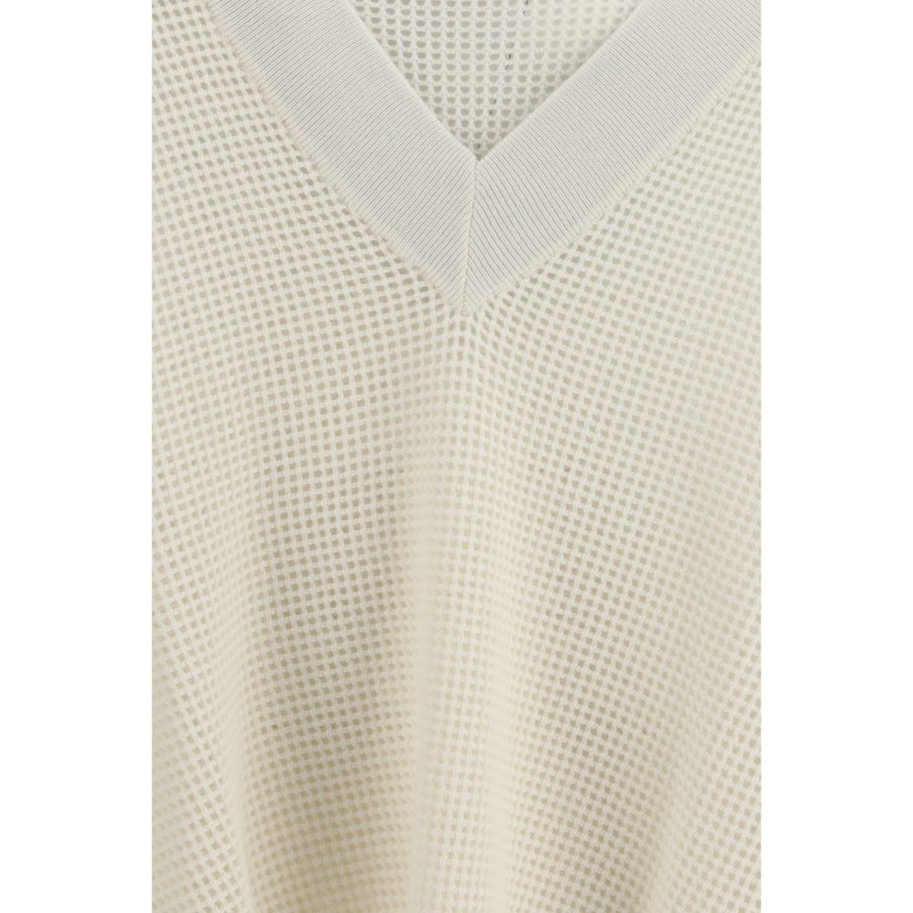 Brunello Cucinelli Beige Cashmere Sweater-3