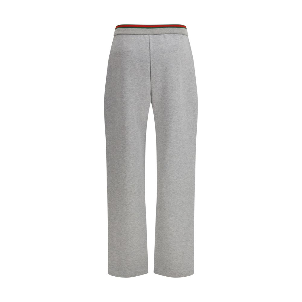 Gucci Graue Baumwoll-Freizeithose-2