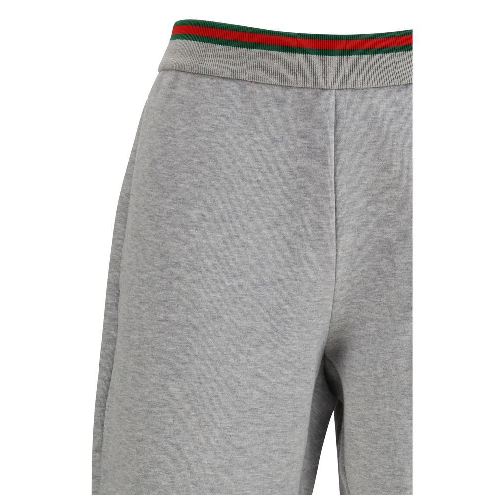 Gucci Graue Baumwoll-Freizeithose-3