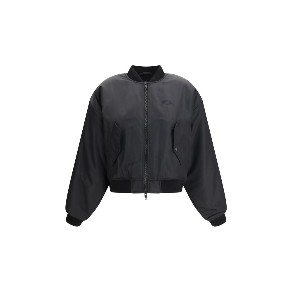 Balenciaga Black Polyamide Bomber-1