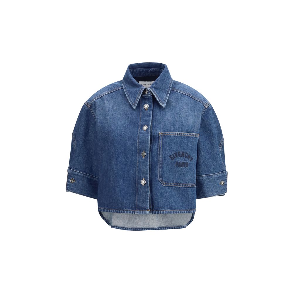 Givenchy Blaues Denim-Hemd-1