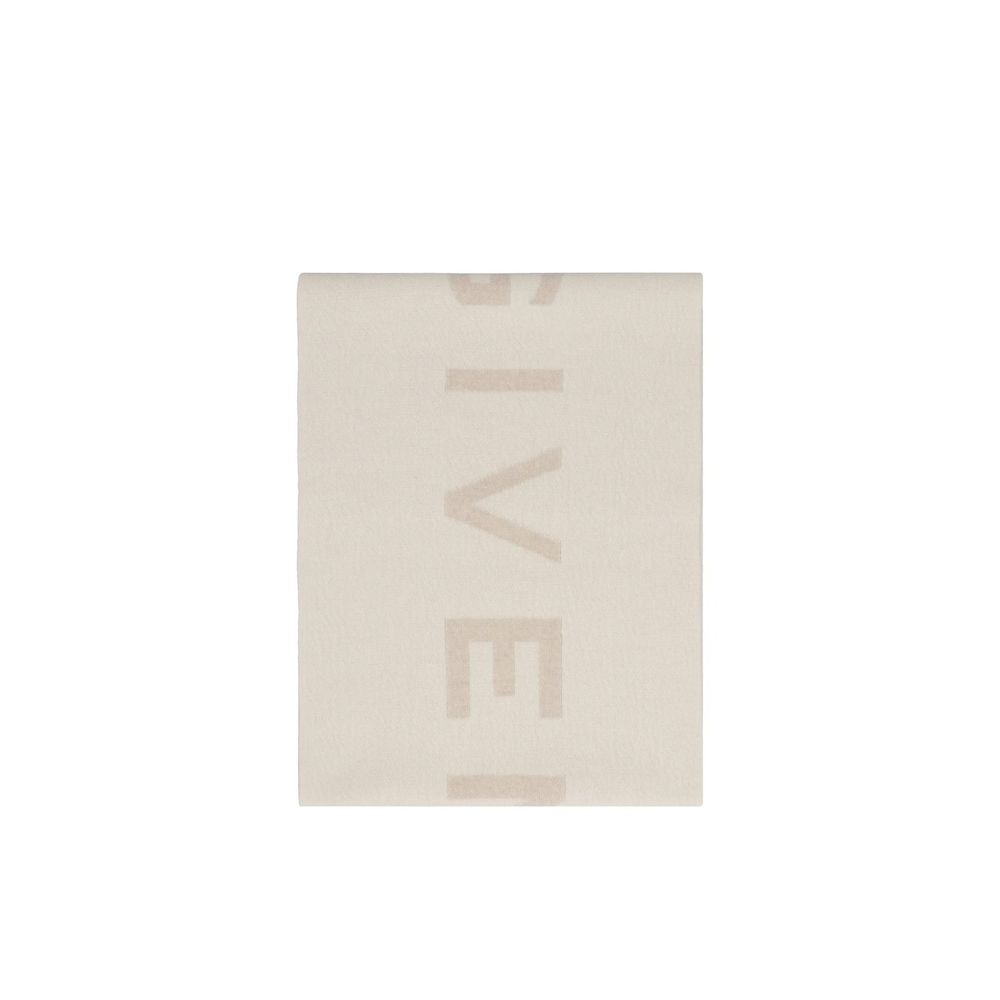 Givenchy Beige Cashmere Scarf-2