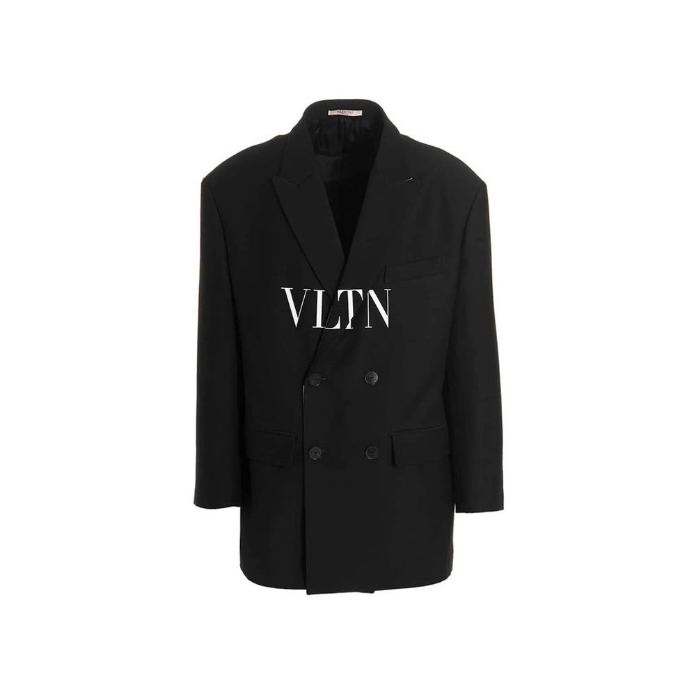 Valentino Black Silk Blazer-1