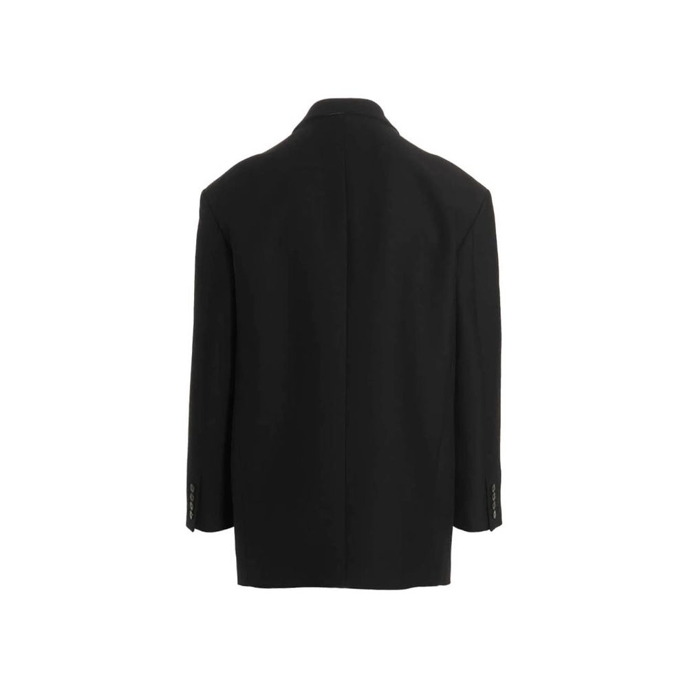 Valentino Black Silk Blazer-2