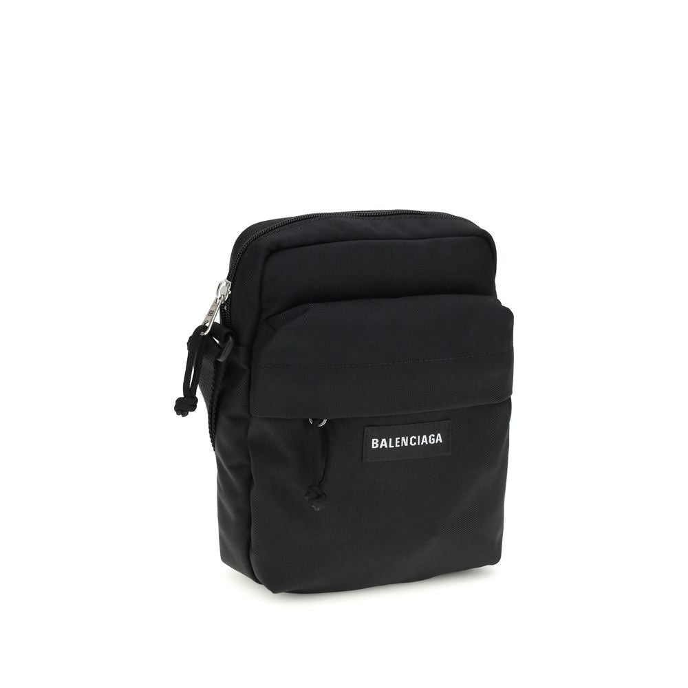 Balenciaga black shoulder bag in polyamide-2