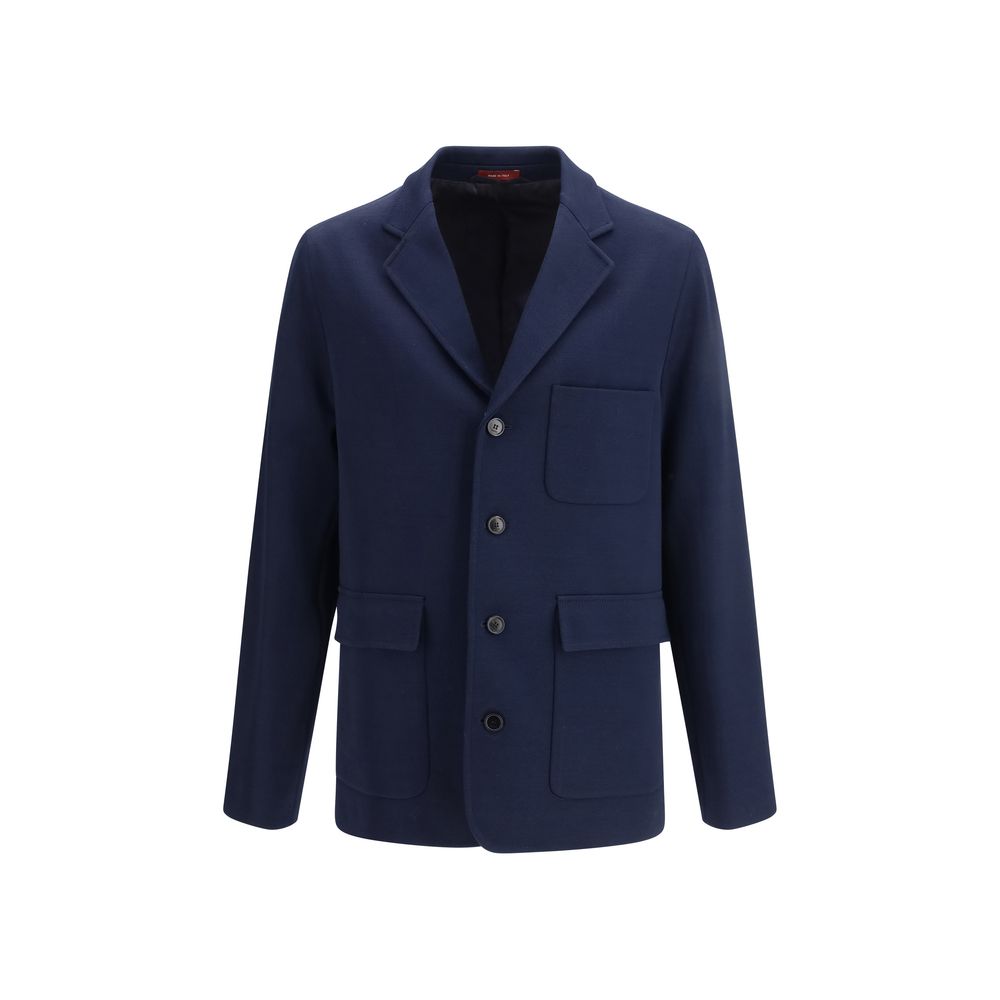 Gucci Blauer Baumwollmantel-1
