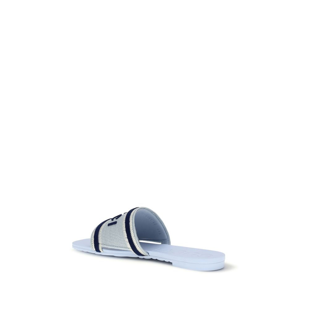Gucci blue cotton sandals-3
