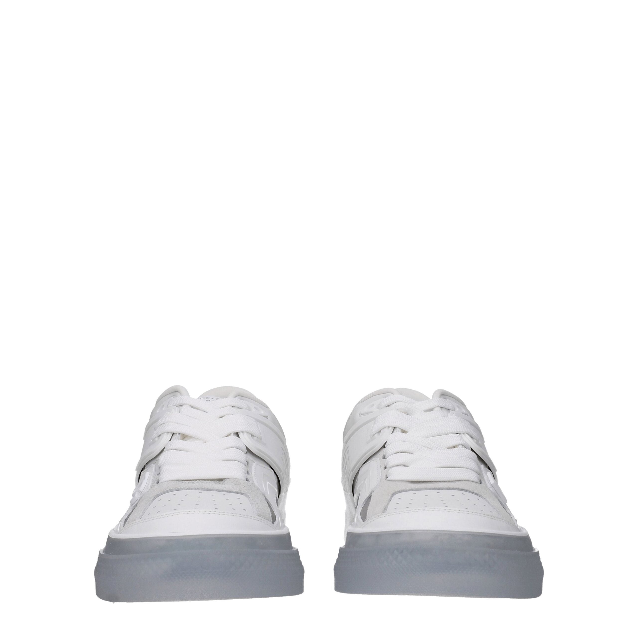 Dolce & Gabbana Weiße Leder Low-Top-Sneaker-3