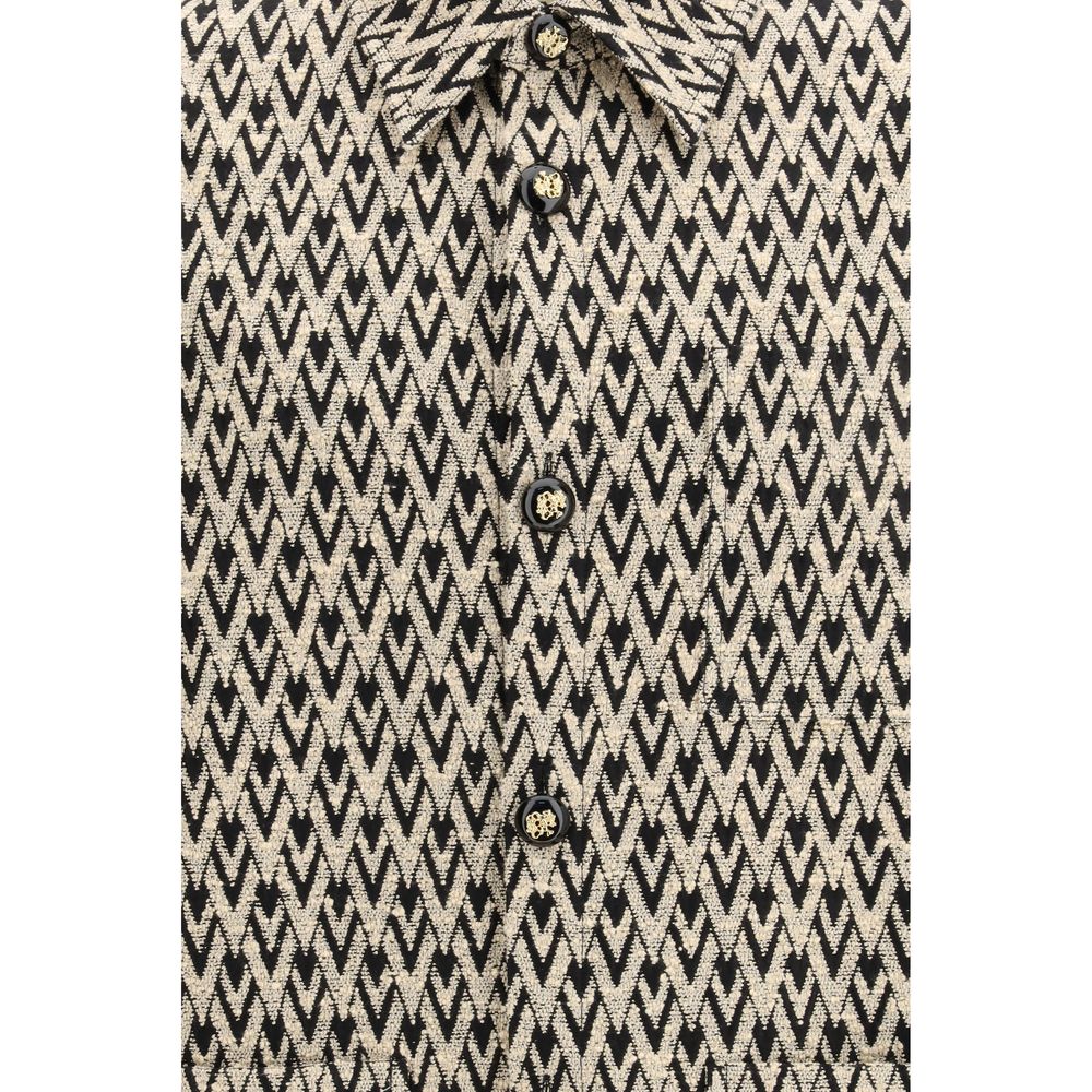 Valentino Mehrfarbiger Baumwollmantel-3