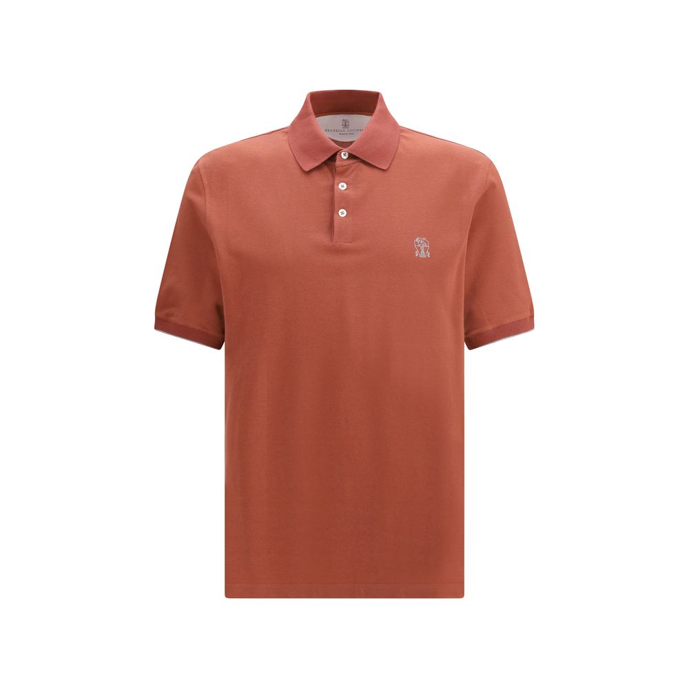 Brunello Cucinelli Multicolored Cotton Polo Shirt