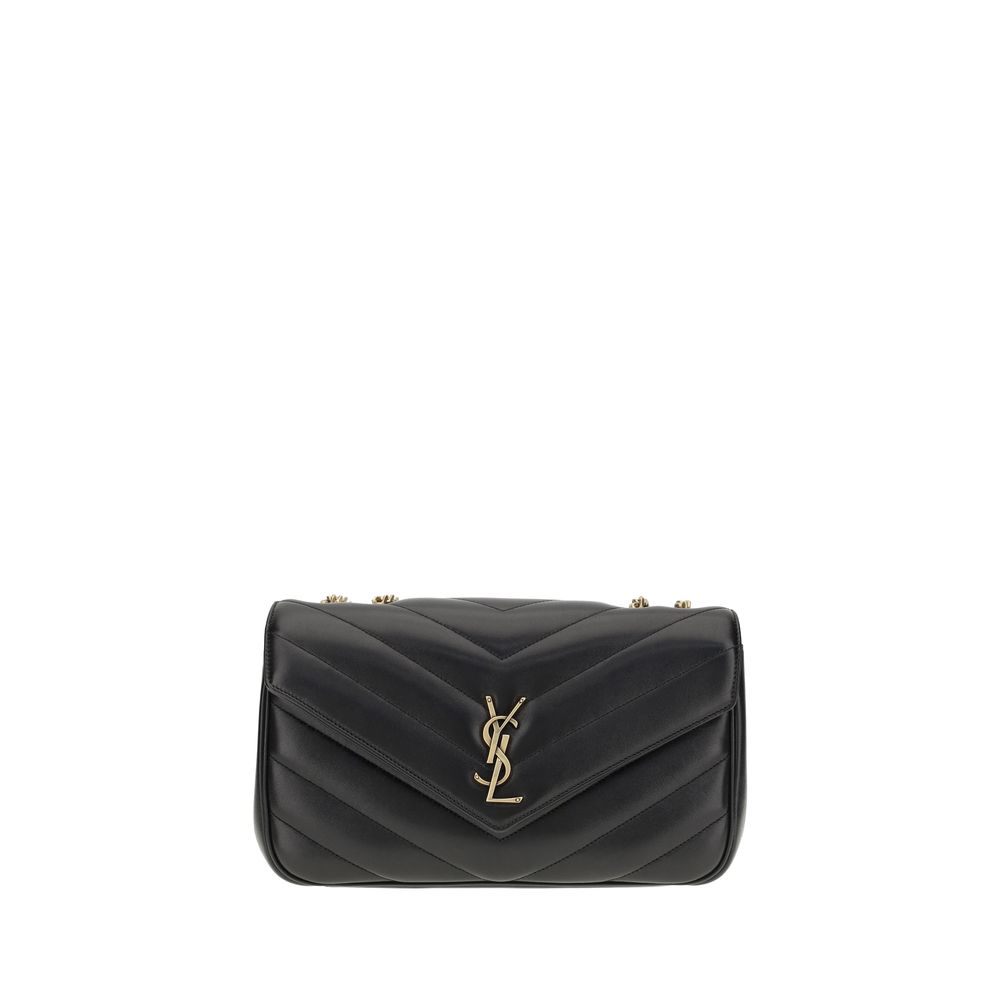 Saint Laurent Black Bos Taurus Calfskin Shoulder Bag-1