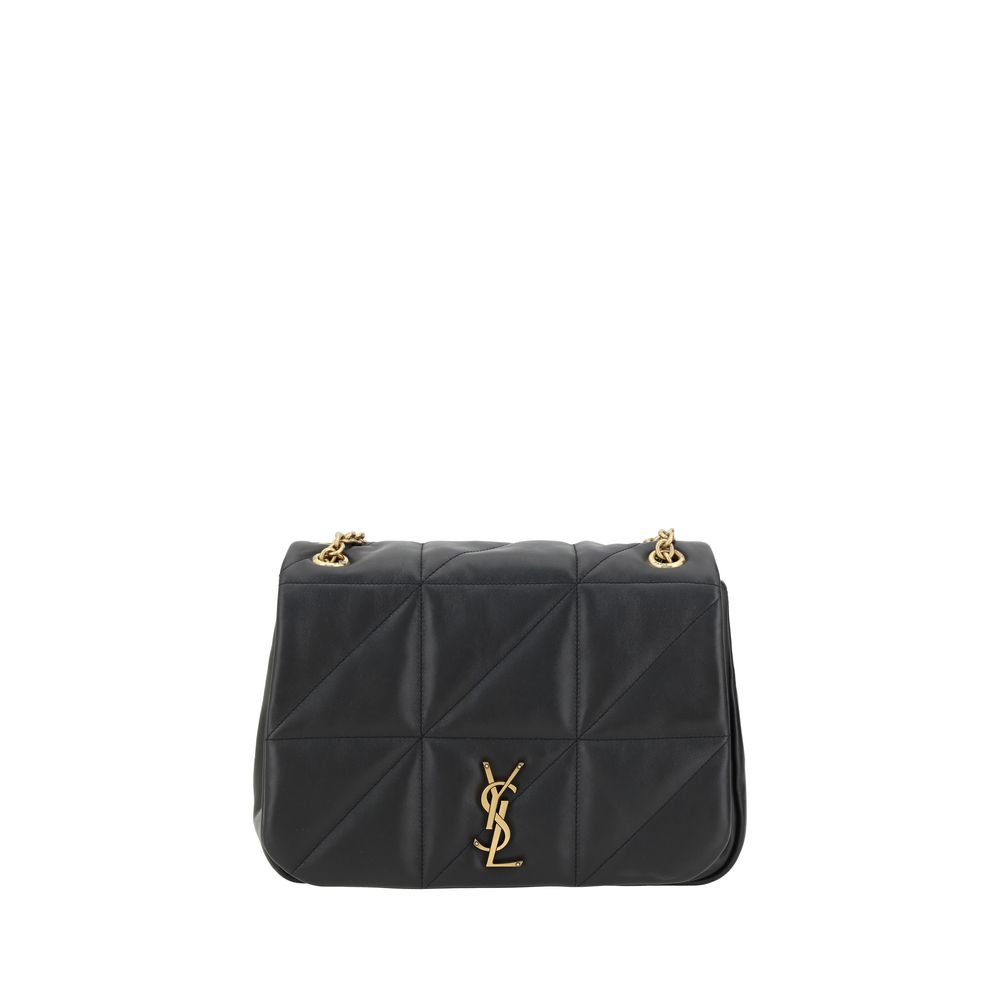 Saint Laurent Black Bos Taurus Calfskin Shoulder Bag-1