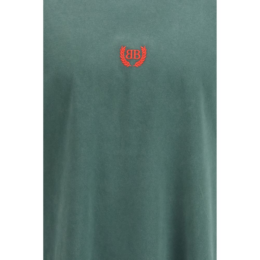 Balenciaga Bicolor Baumwoll-T-Shirt-3