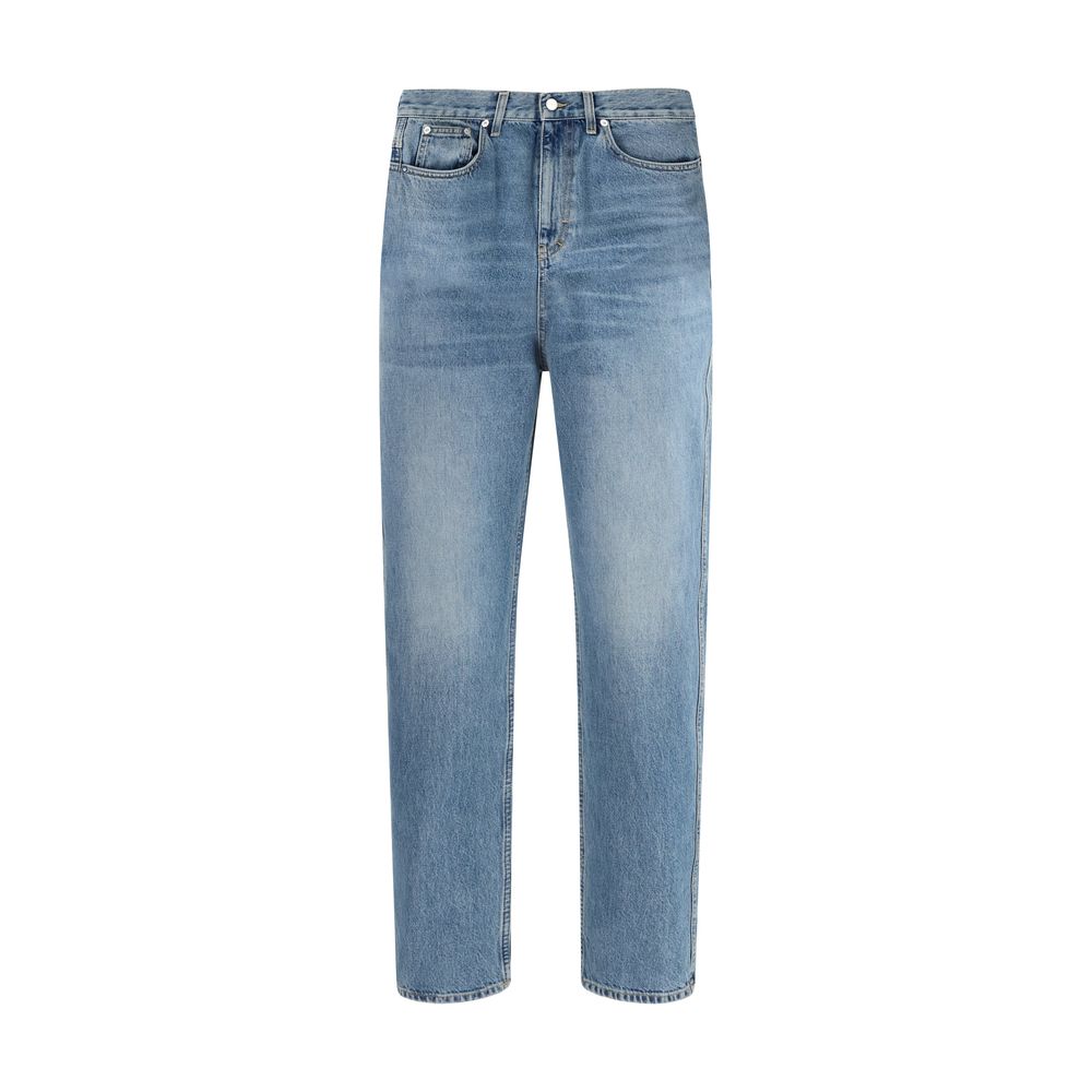 Gucci Blaue Slim Fit Jeans aus Baumwolle