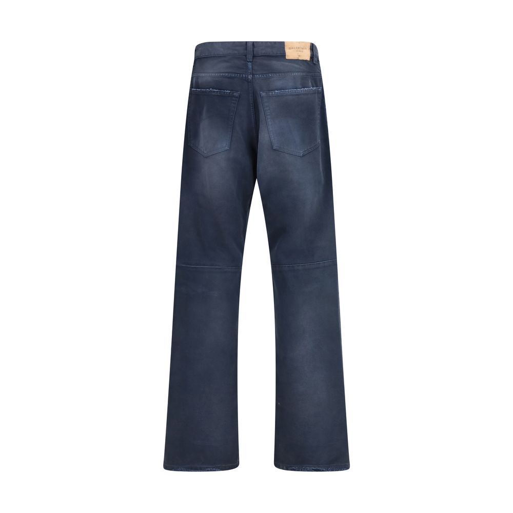 Balenciaga Blaue Jeans aus Baumwolle im Relaxed Fit-2