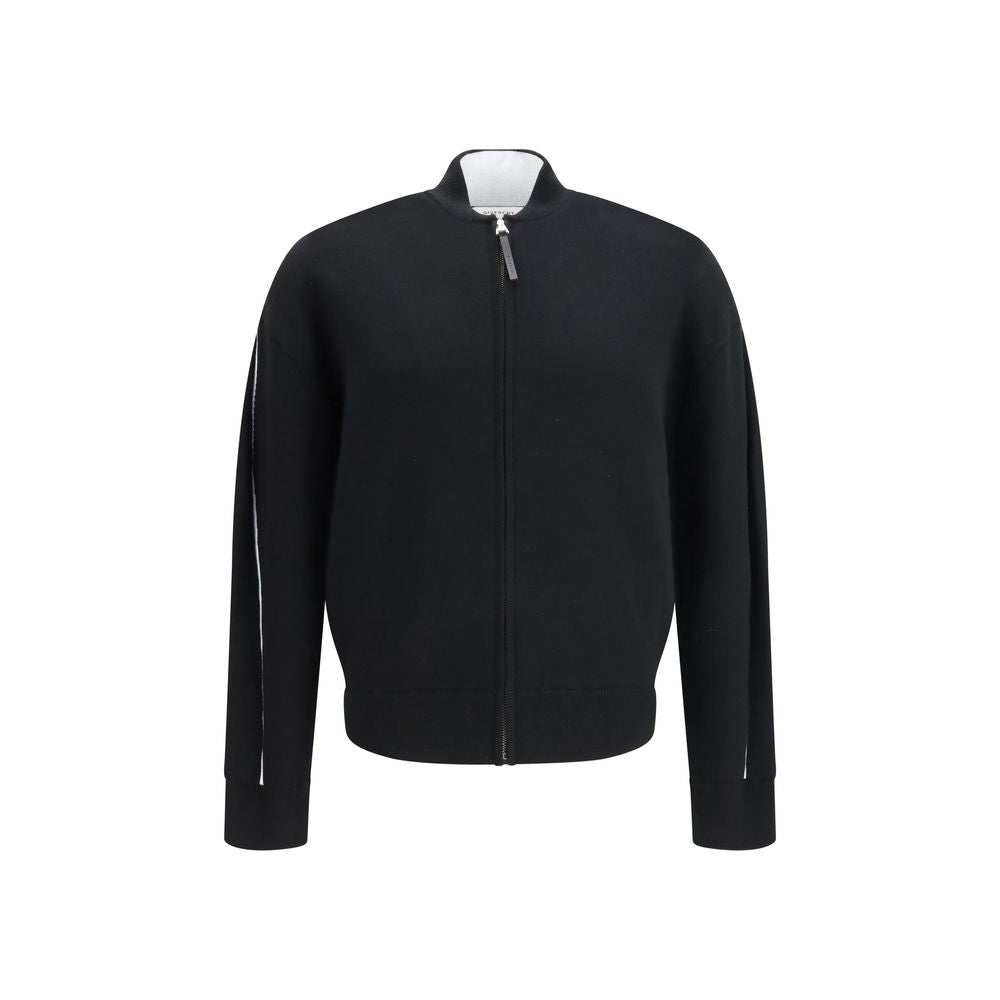 Givenchy Schwarzer Wollcardigan-1